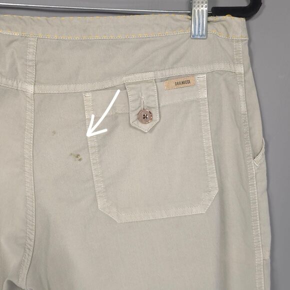 GRAMICCI Women’s Pants Size 6 Straight Flare Drawstring Hiking Gray Green - Picture 7 of 12